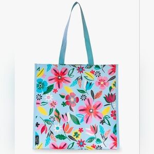 Kate Spade Blue Floral Tote Bag
